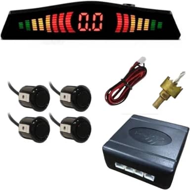 Sensor de Estacionamento KX3 ECO 4 Pontos - Preto