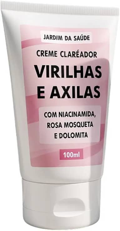 Creme Clareador íntimo de Axilas e Virilhas com Niacinamida 100ml