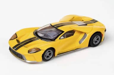 AFX /Racemasters Ford GT - Triplo Amarelo (MG+) Carro de Autorama AFX22029