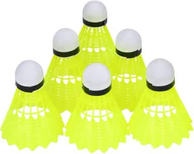 Badminton, Peteca de Badminton Bola de Badminton Acessório de Treinamento Esportivo Ao Ar Livre Conjunto de Petecas de 6 Peças Peteca de Bola de Badminton de Nylon Profissional