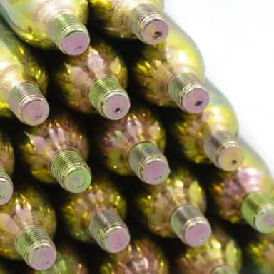 AVB Cilindros de CO2 Descartáveis, 16g, 20 Unidades, Rosqueáveis