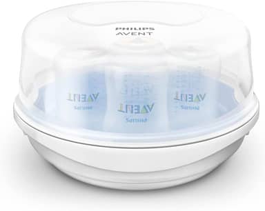 Esterilizador De Microondas para Mamadeiras Bicos e Chupetas Philips Avent Azul/Branco