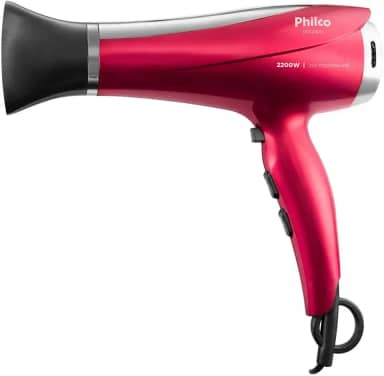 Secador de Cabelos Philco Bivolt 2200W PSC2300 Motor DC Bivolt