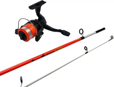 kit Molinete + Vara Sabre 1,50m 17lb 2p c/Linha 0,30 - Cinza