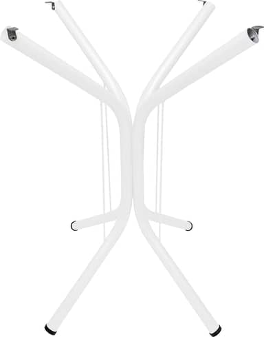 Pé Base Isa 75cm Mesa Cozinha Jantar Madeira Granito Marmore Quadrado ou Redondo (Branco)