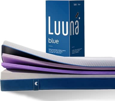 Colchão Casal Luuna Blue, Garantia 10 Anos, Firme Confortável, Bloqueio de Movimentos - 138x188cm