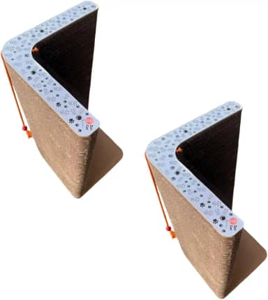 Kit 2 Peças Arranhador para Sofá em Papelão Premium