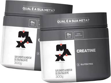 Kit 2x Creatina 300g Max Titanium