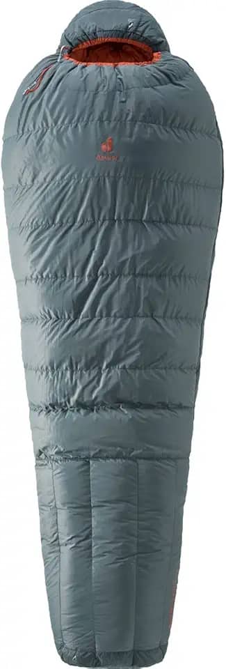 Deuter, Saco de Dormir, Sarcófago, Até 1,85m, Pluma de Ganso 650 Cuin, -5°C a -31°C, Conforto -4°C, Astro Pro 600