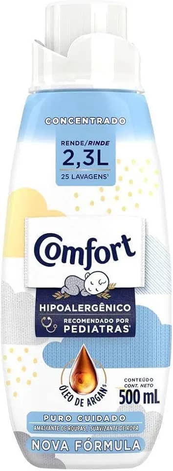 Comfort Amaciante Concentrado Puro Cuidado 500 Ml 500 Ml