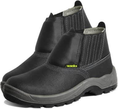 Botina Bota EPI para trabalho Unissex - L102PVC Lider com Bico de PVC e solado Duplo (37)