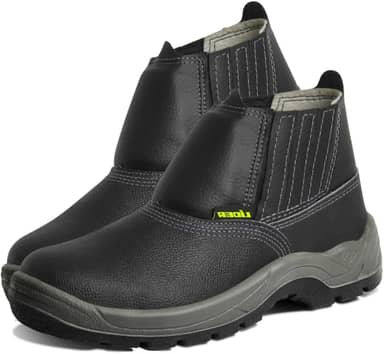 Botina Bota EPI para trabalho Unissex - L102PVC Lider com Bico de PVC e solado Duplo (38)