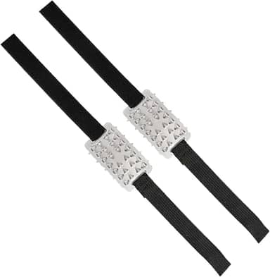 rockible 2x Ice Snow Grippers Crampons Portátil Snow Grips Ice Cleats para Montanhismo Inverno Neve Botas Pesca Caminhadas Sapatos