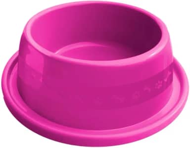 Furacão Pet Comedouro Plástica Anti-Formiga N.1 350Ml Rosa Para Cães