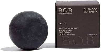 B.O.B Bars Over Bottles B.O.B Shampoo Em Barra Detox 80G