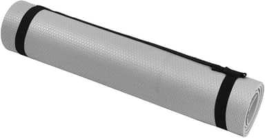 Acte, Tapete Yoga Mat Antiderrapante EVA para Treinos e Exercícios Indoor T10NC, Cinza