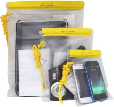 NTK, Conjunto de Bolsas Impermeáveis, Proteção dos seus pertences contra água