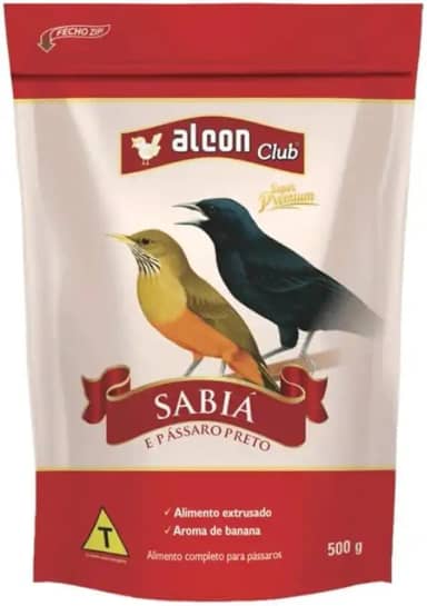 ALCON CLUB SABIÁ E PÁSSARO PRETO 500 g