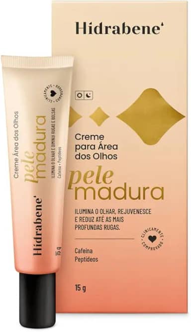 Hidrabene Creme para Área dos Olhos Pele Madura 15g