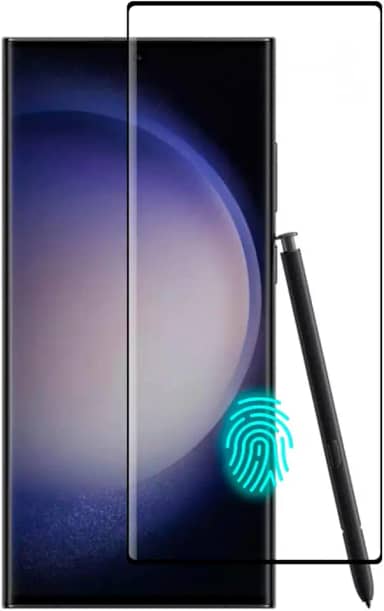 Película de Vidro 9H Borda Curva Compatível ¨Samsung Galaxy S23 ULTRA Proteção Anti-Impacto