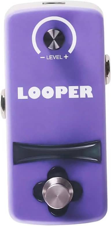 menolana Pedal Multiefeitos para Guitarra com Delay e Reverb - Acessórios Profissionais para Instrumentos Musicais - Efeito para Guitarra Elétrica - Ideal para