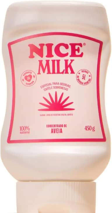 NICE Milk Aveia – Leite Vegetal Concentrado 450 g
