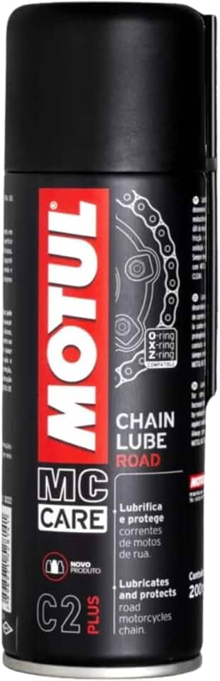 SPRAY LUBRIFICANTE DE CORRENTES MOTOS STREET RUA MOTOBOY URBANO - MOTUL - C2+ PLUS CHAIN LUBE - 200 ML