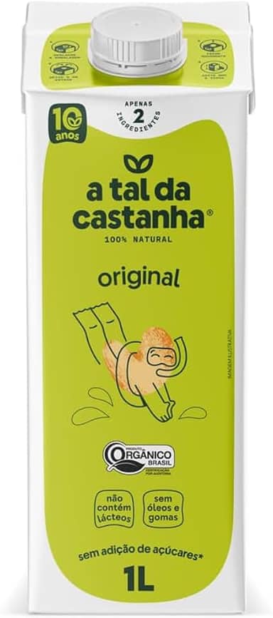 A Tal Da Castanha Bebida Vegetal Castanha de Caju Original, 1L