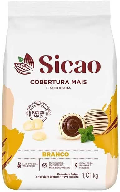 Cobertura Sicao 1,01kg Mais Gotas Branco
