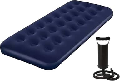 Colchão Inflável Solteiro Resistente Suporta 150 Kilos + Bomba de Ar