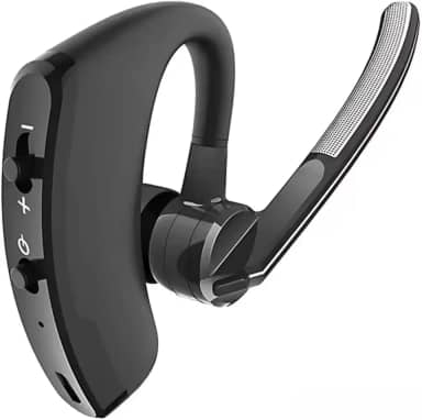 V8 Fone de Ouvido Bluetooth 5.0, Preto, Microfone Embutido, 4-6 Horas de Bateria, para Dirigir, Caminhar, Pedalar, Academia