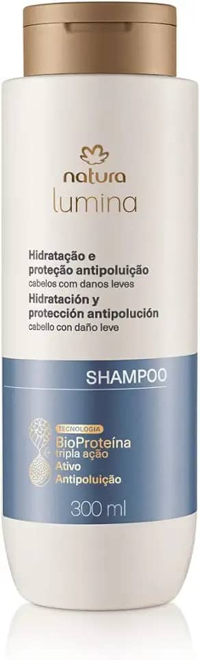 NATURA LUMINA SHAMPOO HIDRATAÇÃO E ANTIPOLUIÇÃO 300ml