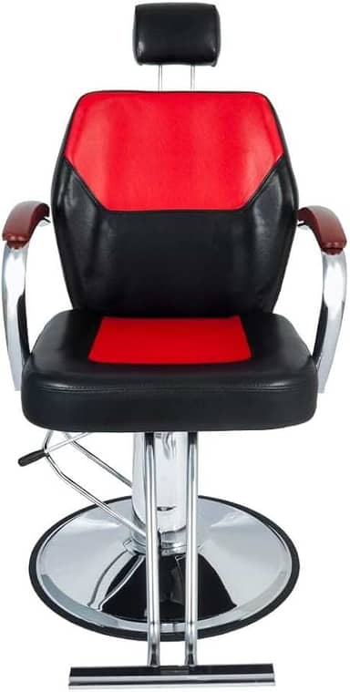 Cadeira Hidráulica Reclinável Barbeiro Salão Pelegrin Pel-5513 Preto