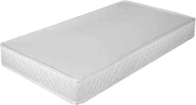 Colchão Solteiro Espuma D20 188x88x12cm – Confortável, Antialérgico e Atóxico | Ideal para Camas de Solteiro, Crianças e Convidados Cor Branco