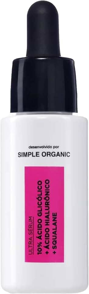 Ultra Sérum 10% Ácido Glicólico 30ml Simple Organic
