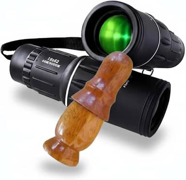 Apito De Madeira Aracuã Modelo 31 + Luneta Observação de Pássaros