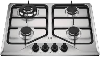 Electrolux Cooktop 4 Bocas a Gás Electrolux Inox Experience Multi Chama e Grade Ferro Fundido (KE4XC) Bivolt