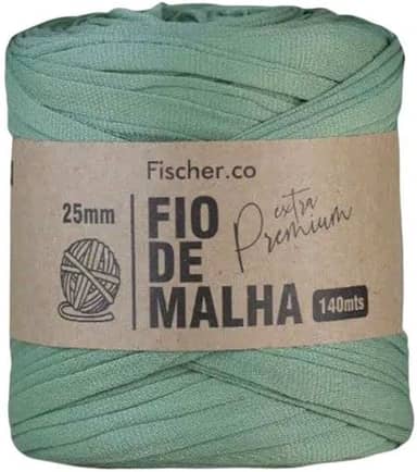 Fio de Malha Extra Premium Fischer 25mm x Rolo com 140m (63 EUCALIPTO)