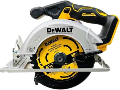 DEWALT Serra circular DCS566 20V, serra circular sem escova sem fio 20V de 16,5 cm (somente ferramenta descoberta, embalada a granel), amarela