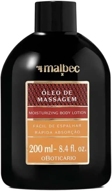 Óleo de Massagem Malbec 200ml - O Boticário