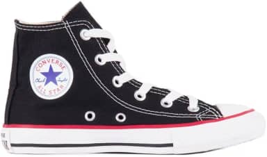 Tênis Converse All Star Chuck Taylor Cano Alto Juvenil Preto