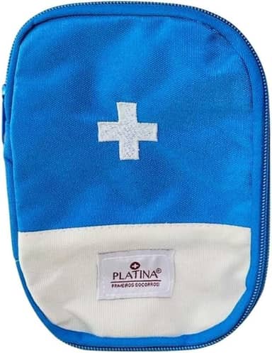 Bolsa Necessaire Kit Primeiros Socorros Emergência Organizador de Medicamentos Portátil Para Viagem Compacto P