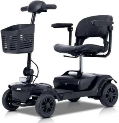 Scooter Elétrica Dobrável Cadeira de Rodas Motorizada até 136kg Adulto Idoso TheraRover Plus