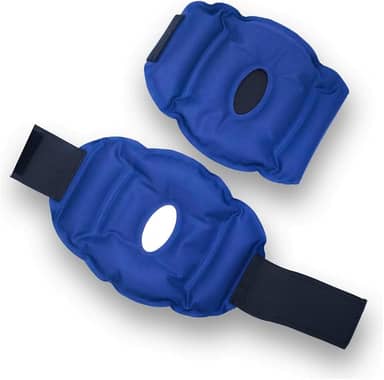 Joelheira Bolsa Térmica Gel Compressa Quente Frio Ajustável Para Dor Joelho Compressão Lesões Musculares Premium