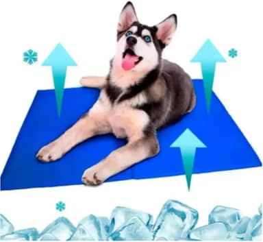 Tapete Gelado Refrescante Para Pet Cachorro e Gato - Pequeno 30x40cm