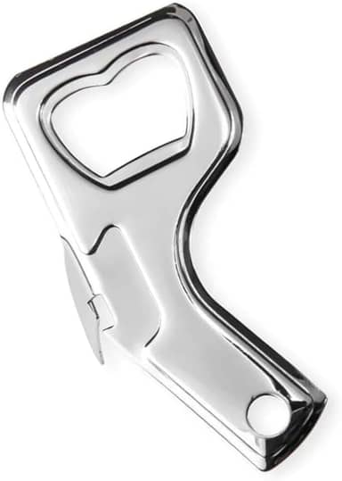 Abridor de Garrafas e Latas 9 cm – Compacto, Resistente e Prático | Utensílio de Cozinha Multiuso em Aço Reforçado