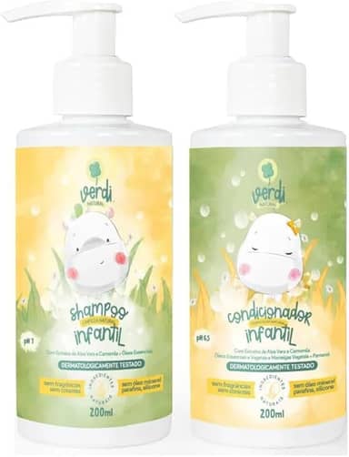 Kit Shampoo + Condicionador Camomila e Aloe Vera | Verdi Natural