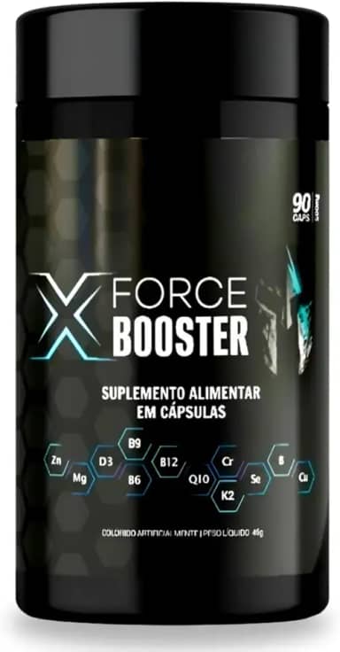 X Force Booster Testo Premium | Fórmula Completa – 90 Cápsulas