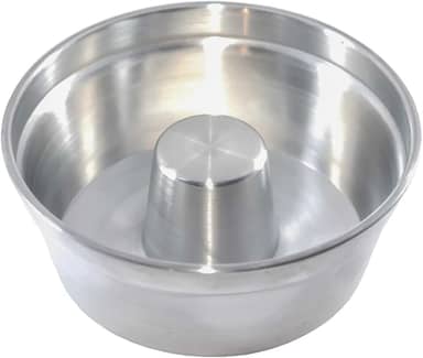 Forma Para Bolo Pudim Nº 18 Assadeira Em Aluminío Com Cone Para Fornos Airfryer Tamanho Bolo Padaria Tradicional
