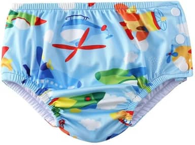 Acqua di Mare Sunga com Fralda de Piscina Reutilizável Bebê Menino 6 a 24 meses